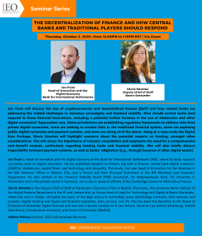 Seminar Flyer containing description and speaker bios